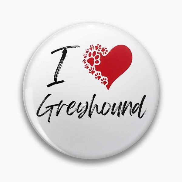 Artikelvorschau, Ich liebe Greyhounds T-Shirt – Greyhound-Pfotenabdruck-Herz-Design – Süßes Geschenk für Hundeliebhaber entworfen und verkauft von jinaru3.