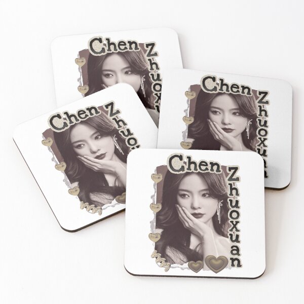 Item preview, Chen Zhuoxuan – Yukee Chen (陈卓璇) Chinese Actress Cdrama Chinese Entertainment Scrapbook Collage Cozy Y2K Vintage Design designed and sold by HELL0WBELLO.