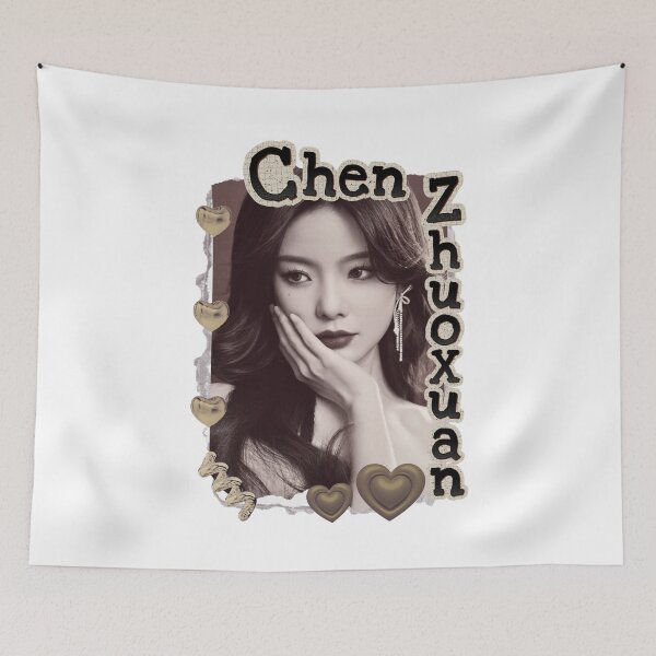 Item preview, Chen Zhuoxuan – Yukee Chen (陈卓璇) Chinese Actress Cdrama Chinese Entertainment Scrapbook Collage Cozy Y2K Vintage Design designed and sold by HELL0WBELLO.