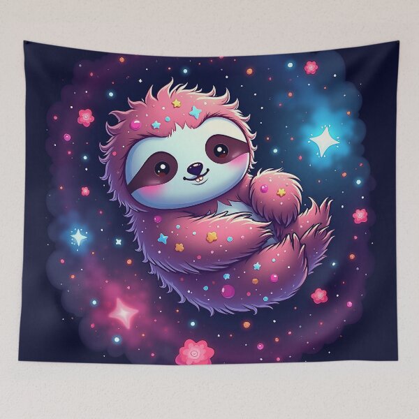 Item preview, Cosmic sloth: starry space dreamer designed and sold by Oximus.