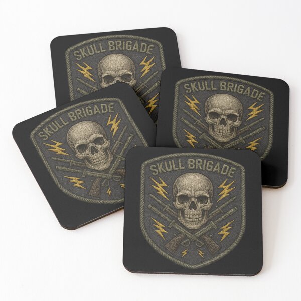 Item preview, Skull Brigade rifles and swords shield designed and sold by LaNadaYFundante.