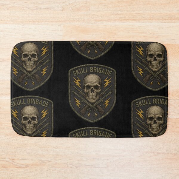 Item preview, Skull Brigade rifles and swords shield designed and sold by LaNadaYFundante.