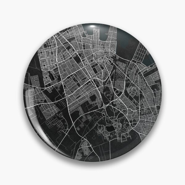 Item preview, Dammam City Map of Saudi Arabia - Dark designed and sold by deMAP.