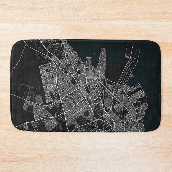 Item preview, Dammam City Map of Saudi Arabia - Dark designed and sold by deMAP.