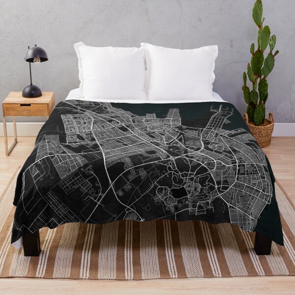 Item preview, Dammam City Map of Saudi Arabia - Dark designed and sold by deMAP.