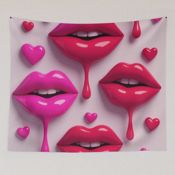 Item preview, Glossy love lips designed and sold by Karaburmagirl.