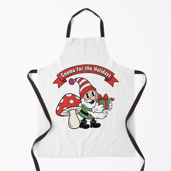 Item preview, Rubber Hose Christmas Gnome with Holiday Gift designed and sold by SeGoArtDesign.