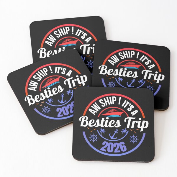 Item preview, Aw Ship It's A Besties Trip 2026 Girls Vacation Matching Together  designed and sold by ZACK ART.