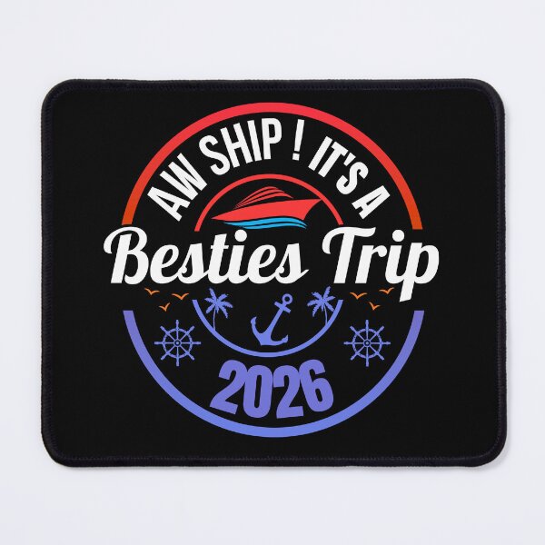Item preview, Aw Ship It's A Besties Trip 2026 Girls Vacation Matching Together designed and sold by ZACK ART.