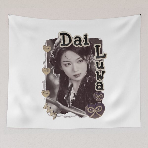 Item preview, Dai Lu Wa (戴露娅) Chinese Actress Cdrama Chinese Entertainment Scrapbook Collage Cozy Y2K Vintage Design designed and sold by HELL0WBELLO.