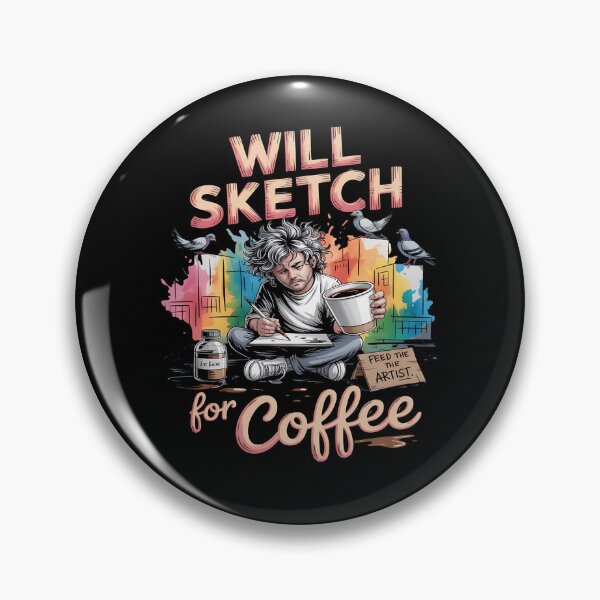 Item preview, urban sketching - ink and watercolor - city sketcher - artist on the go - travel sketching - pen and ink lover - hand-drawn - sketching streetwear - creative life apparel - sketchbook designed and sold by JansenGS.