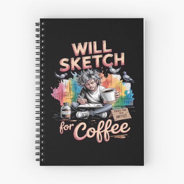 Item preview, urban sketching - ink and watercolor - city sketcher - artist on the go - travel sketching - pen and ink lover - hand-drawn - sketching streetwear - creative life apparel - sketchbook designed and sold by JansenGS.