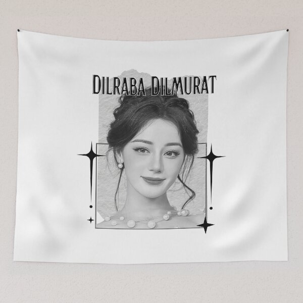 Item preview, Dilraba Dilmurat – Di Li Re Ba (迪丽热巴) Chinese Actress Cdrama Chinese Entertainment Scrapbook Collage Cozy Y2K Vintage Design designed and sold by HELL0WBELLO.