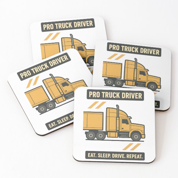 Item preview, Pro Truck Driver Eat Sleep Drive Repeat designed and sold by TeeTimeTreasure.
