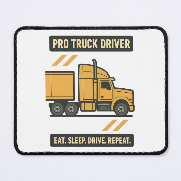 Item preview, Pro Truck Driver Eat Sleep Drive Repeat designed and sold by TeeTimeTreasure.