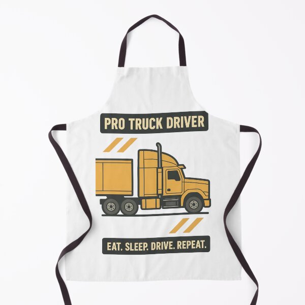 Item preview, Pro Truck Driver Eat Sleep Drive Repeat designed and sold by TeeTimeTreasure.