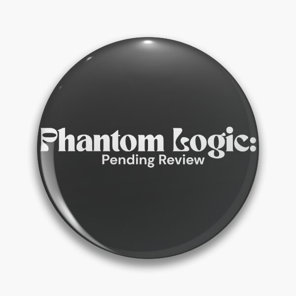 Item preview, Phantom Logic: Pending Review (White Edition) – Minimalist Text | Digital Absurdism Quote | RETL Style designed and sold by RETL.