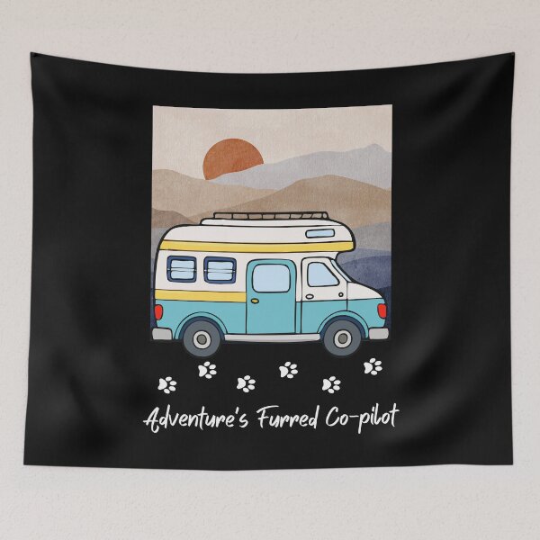 Item preview, Adventure's Furred Co-pilot. RV and Cat design designed and sold by SofikoDesigns.
