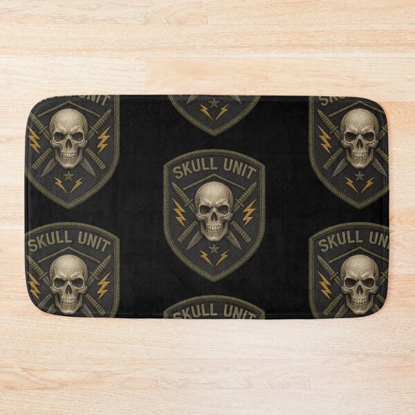 Item preview, Skull Unit crossed daggers tactical shield designed and sold by LaNadaYFundante.