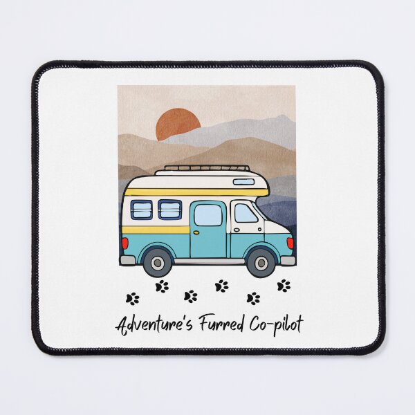 Item preview, Adventure's Furred Co-pilot. RV and Cat design designed and sold by SofikoDesigns.