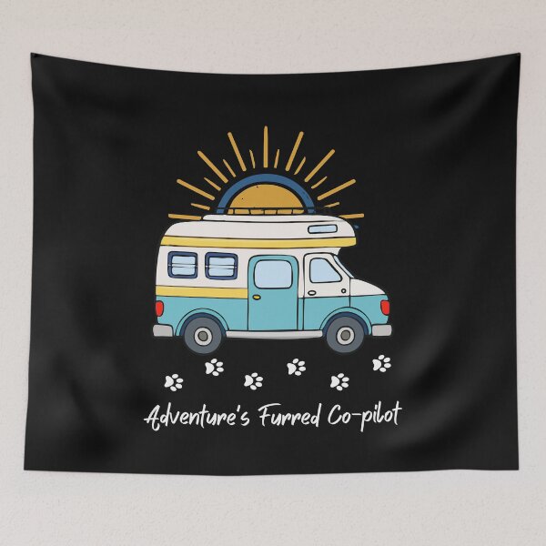 Item preview, Adventure's Furred Co-pilot. RV and Cat design designed and sold by SofikoDesigns.