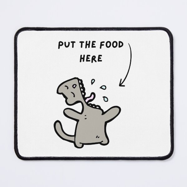 Item preview, Put the food here Lazy Dog designed and sold by Urbanmams.