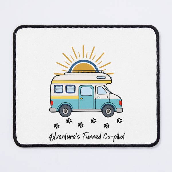 Item preview, Adventure's Furred Co-pilot. RV and Cat design designed and sold by SofikoDesigns.