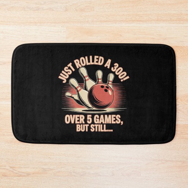 Item preview, Humorous Bowling Just Rolled A 300 Score Graphic Tee designed and sold by LauraLydiaa.