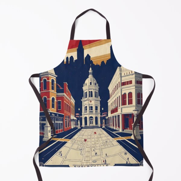 Item preview, Shelbyville Indiana 1950s USA Vintage Travel Tourism designed and sold by TravelersGems.