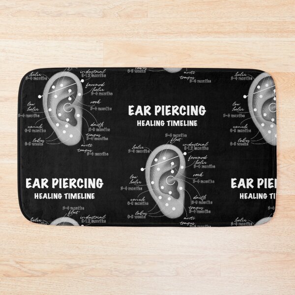 Item preview, piercing healing time  designed and sold by infracuortattoo.