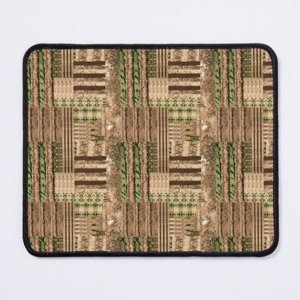 Item preview, Earthy Organic Natural Bark & Leaf Abstract Pattern designed and sold by AlienTechs.