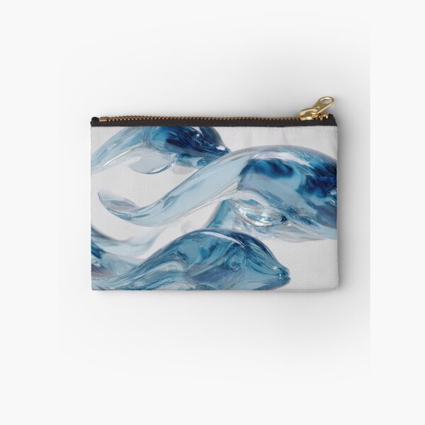 Item preview, Dolphins swim in glass art designed and sold by anytka.