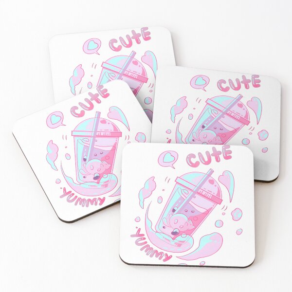 Item preview, Cute Yummy Bubble Tea with fat cat designed and sold by Luminiji.