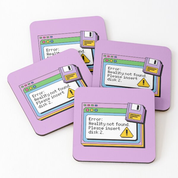 Item preview, Error Reality Not Found Floppy Disk Retro Computer Design designed and sold by SplashTastic.