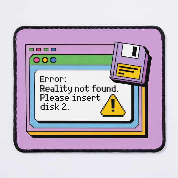 Item preview, Error Reality Not Found Floppy Disk Retro Computer Design designed and sold by SplashTastic.