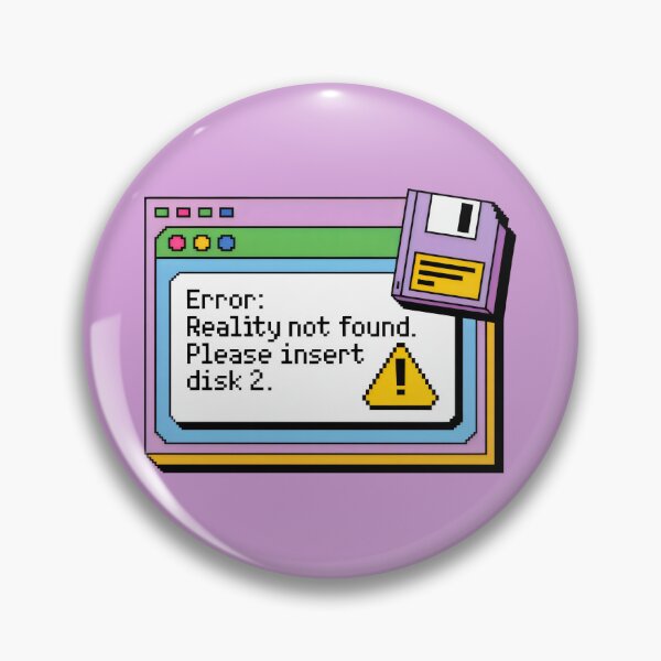 Item preview, Error Reality Not Found Floppy Disk Retro Computer Design designed and sold by SplashTastic.