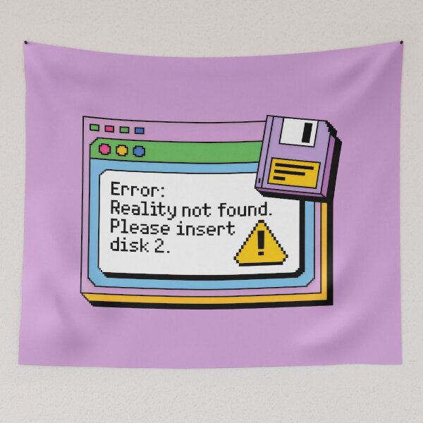 Item preview, Error Reality Not Found Floppy Disk Retro Computer Design designed and sold by SplashTastic.