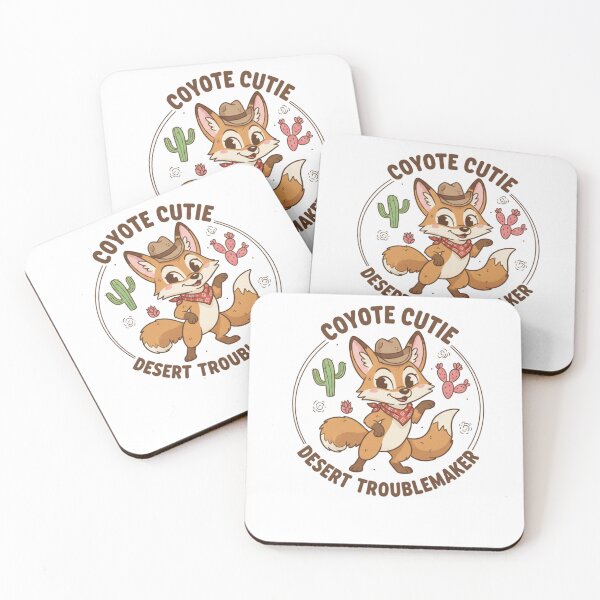 Item preview,  Coyote Cutie desert troublemaker t-shirt designed and sold by TheHappyHaul.