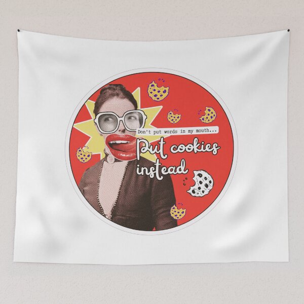 Item preview, Don’t put words in my mouth. Put cookies instead designed and sold by GlauciaSouEu.