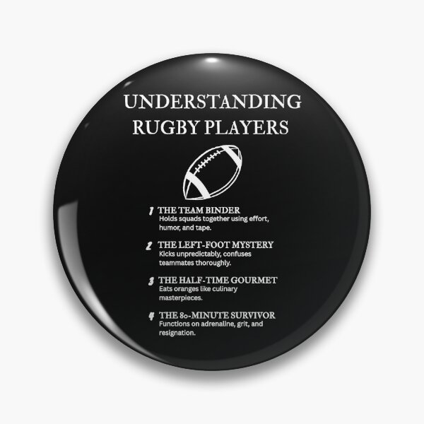 Item preview, Rugby Team Player Definition Tee - Black designed and sold by PsyFlow35.