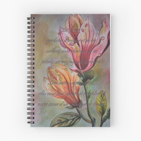 Artikelvorschau, Die Blume, Aquarell, mit einem meiner Gedichte entworfen und verkauft von Production Art Manon Meilleur.