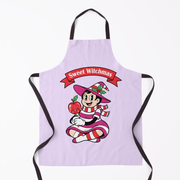 Item preview, Rubber Hose Christmas Witch with Candy Apple designed and sold by SeGoArtDesign.