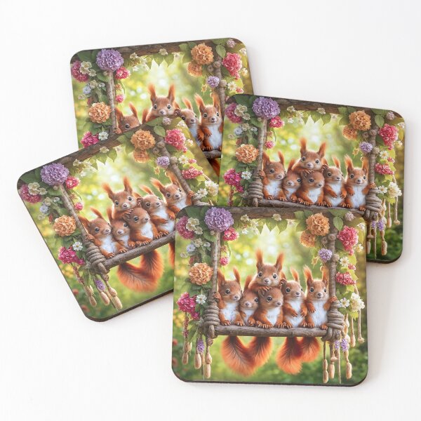 Item preview, Swinging Squirrels designed and sold by Krys Bailey.