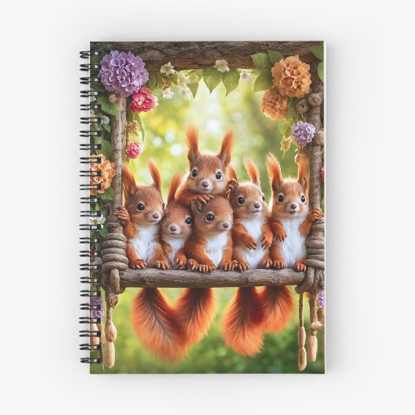 Item preview, Swinging Squirrels designed and sold by Krys Bailey.