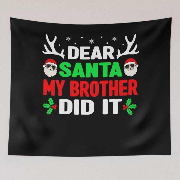 Item preview, Brother Dear Vintage Santa Did Christmas Retro My It Holiday Funny designed and sold by MediarMedic.
