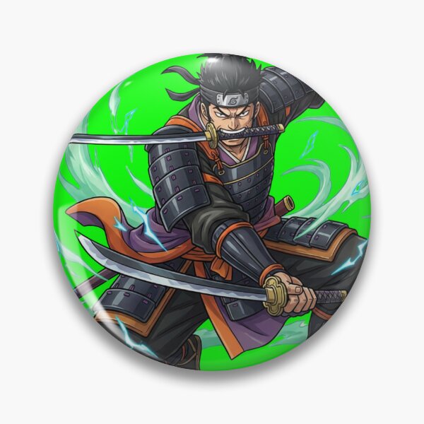 Item preview, Three Blades of Will | Original Anime Samurai Art designed and sold by ThroneOfAnime.