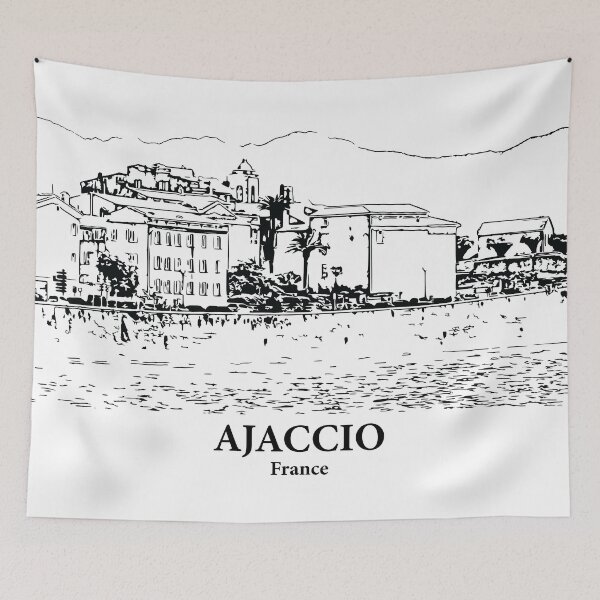 Item preview, Ajaccio - France designed and sold by Lakeric Cityscapes.
