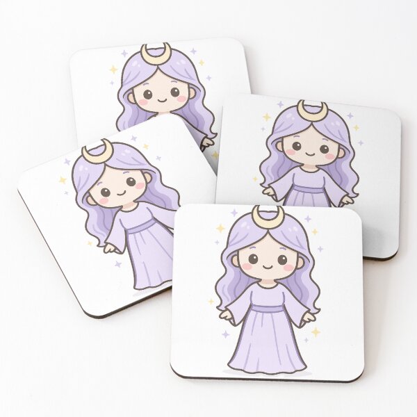 Item preview, Selene – Kawaii Moonlight Goddess of Dreams | CutiVerse designed and sold by CutiVerse.