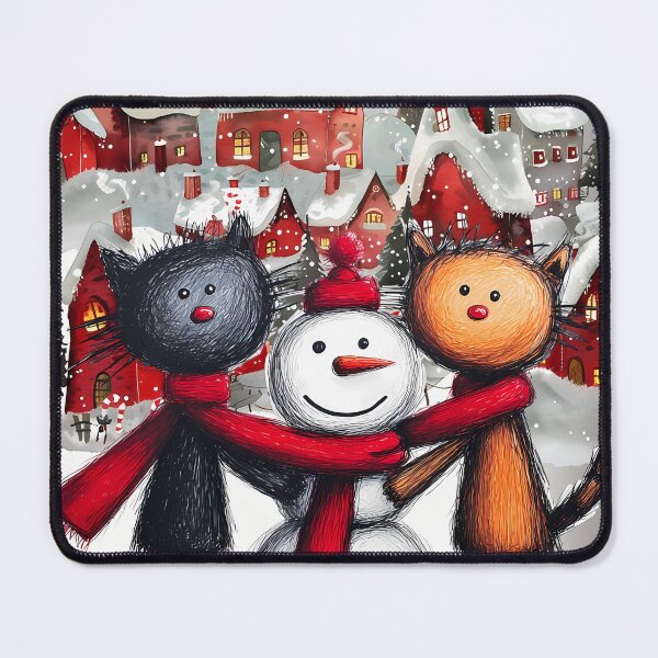Item preview, Festive cats 1 designed and sold by Nonsense Manufactory.