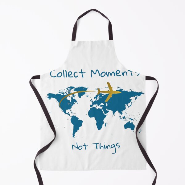 Item preview, Collect Moments Not Things – Travel World Map Design designed and sold by MIArt Studio.